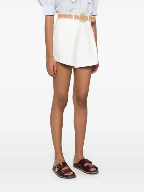 ZIMMERMANN Acacia Tuck shorts - White - zdjęcie produktu nr 2