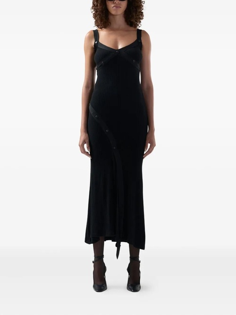 GCDS button strap dress - Black - zdjęcie produktu nr 1