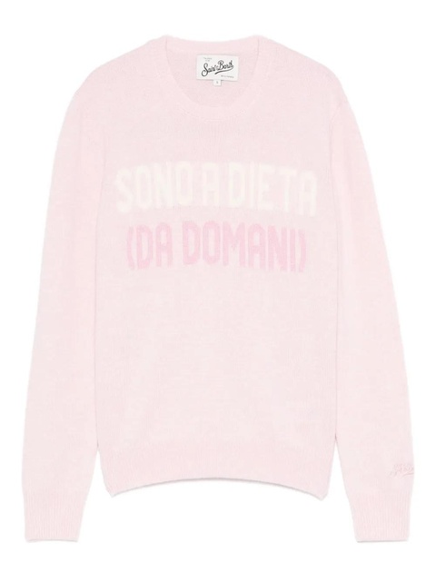 MC2 Saint Barth round-neck wool sweater - Pink - zdjęcie produktu nr 1