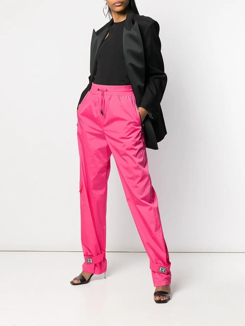 Off-White elasticated jogging pants - Pink - zdjęcie produktu nr 2