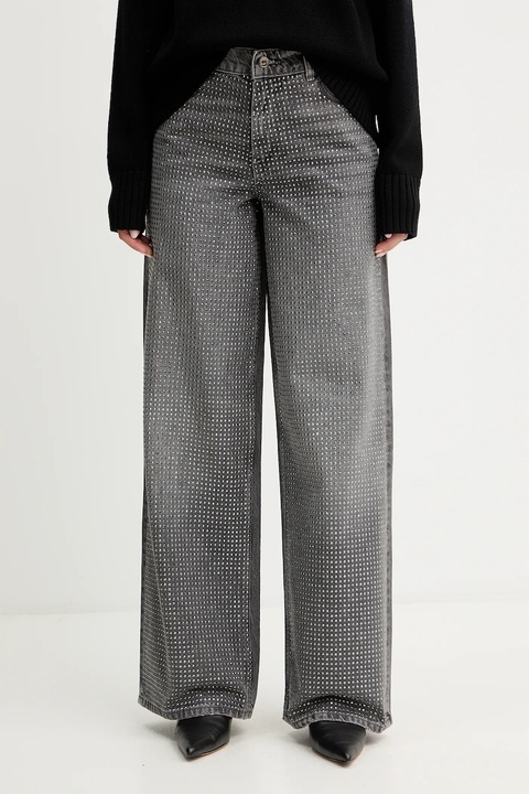 Liu Jo jeansy bawełniane damskie kolor szary UF5095.D5020 - zdjęcie produktu nr 1