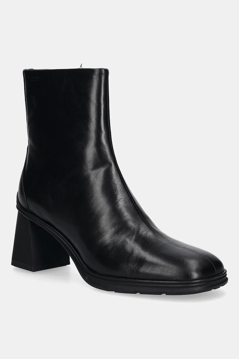 Vagabond Shoemakers botki skórzane JANINE damskie kolor czarny na słupku 6038-001-20 - zdjęcie produktu nr 1