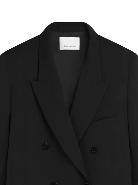 The Frankie Shop Jane double-breasted coat - Black - zdjęcie produktu nr 2