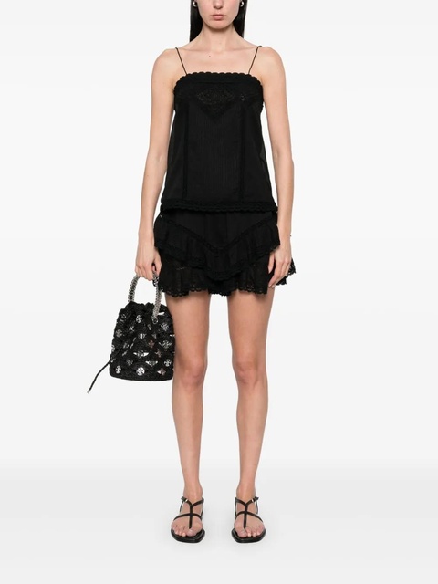 MARANT ÉTOILE Gaelia top - Black - zdjęcie produktu nr 2