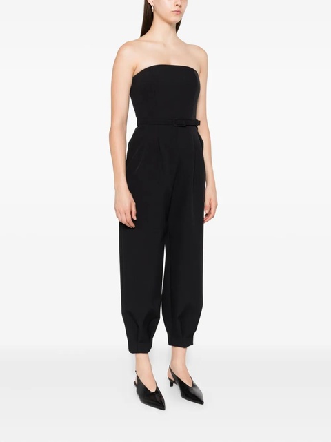 Max Mara strapless belted jumpsuit - Black - zdjęcie produktu nr 2