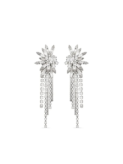 Jennifer Behr crystal shantalle earrings - Silver - zdjęcie produktu nr 1