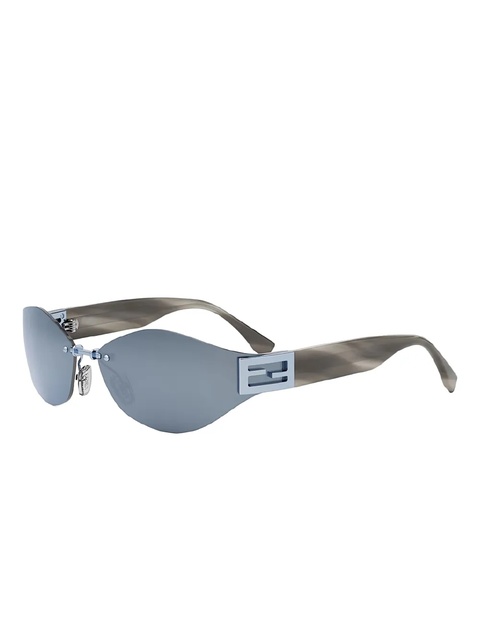 FENDI geometric-frame sunglasses - Black - zdjęcie produktu nr 2