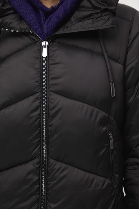 Medicine płaszcz damski kolor czarny - zdjęcie produktu nr 2