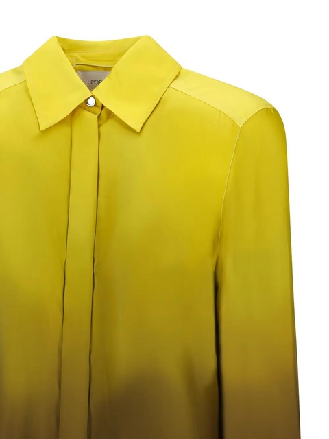 Sportmax button-fastening silk shirt - Yellow - zdjęcie produktu nr 2