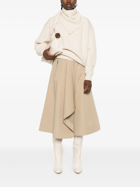 Nanushka turtleneck foldback-detail sweater - Neutrals - zdjęcie produktu nr 1