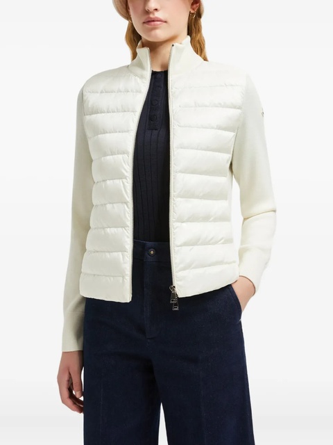 Moncler padded wool zip-up cardigan - White - zdjęcie produktu nr 2