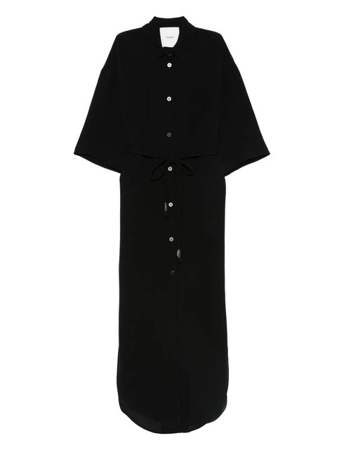 Nanushka belted shirt dress - Black - zdjęcie produktu nr 1