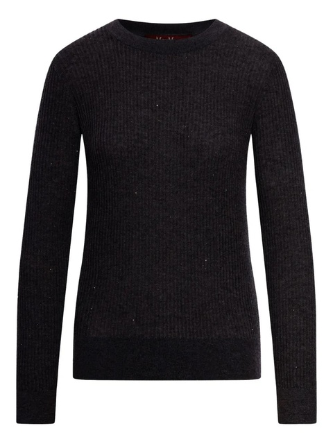 Max Mara Marabu ribbed sequin-embellished sweater - Black - zdjęcie produktu nr 1