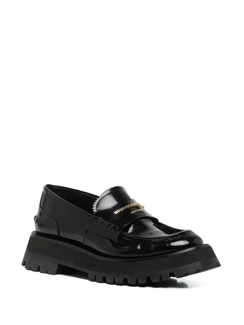 Alexander Wang Carter lug-sole box loafers - Black - zdjęcie produktu nr 2