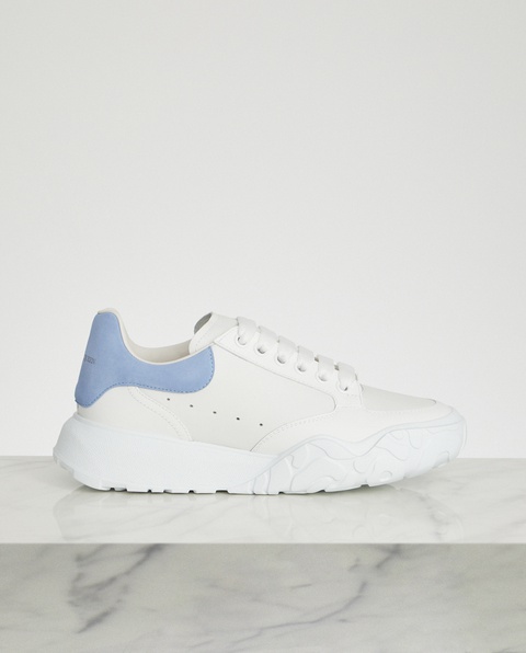 ALEXANDER MCQUEEN - Białe sneakersy Court - zdjęcie produktu nr 1