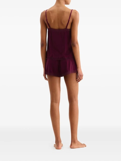 ERES lace-trimmed camisole set - Purple - zdjęcie produktu nr 2