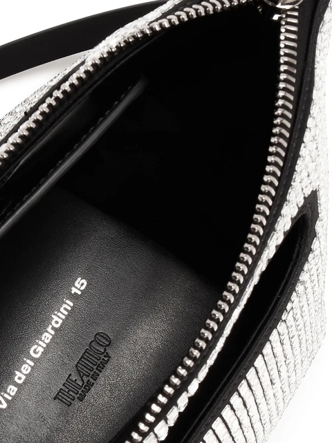 The Attico Via Dei Giardini 15 crystal tote bag - Silver - zdjęcie produktu nr 2