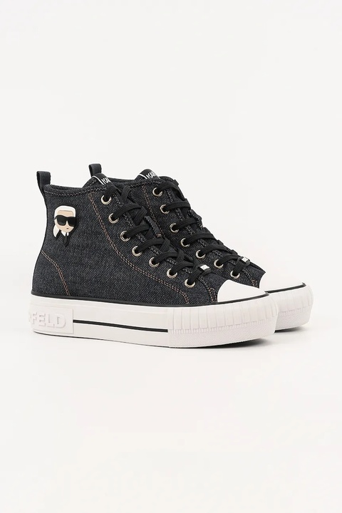 Karl Lagerfeld trampki KAMPUS MAX NFT kolor granatowy KL60444D - zdjęcie produktu nr 2