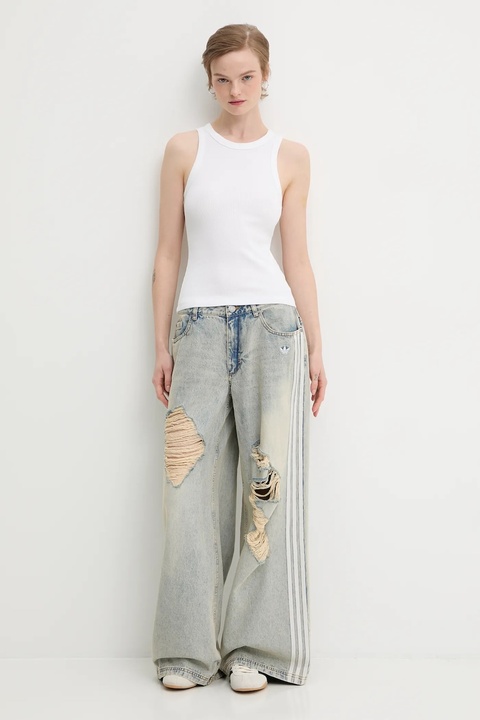 adidas Originals jeansy 0 damskie high waist KE3301 - zdjęcie produktu nr 1