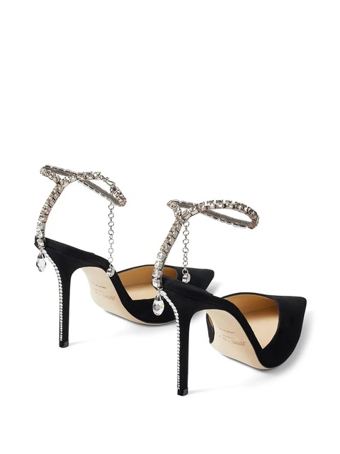 Jimmy Choo Saeda 100mm pumps - Black - zdjęcie produktu nr 2