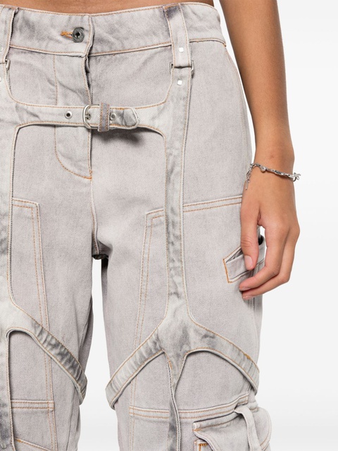 Off-White Laundry tapered cargo pants - Purple - zdjęcie produktu nr 2