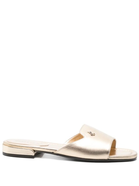Jimmy Choo Dina slides - Gold - zdjęcie produktu nr 1