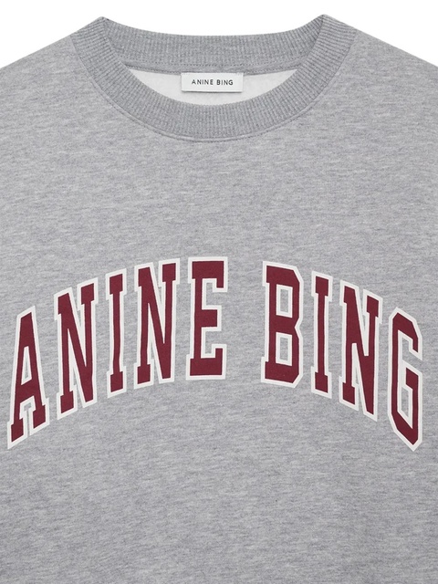 ANINE BING logo sweatshirt - Grey - zdjęcie produktu nr 2