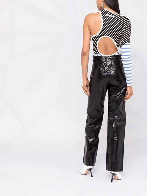 ROTATE BIRGER CHRISTENSEN Rotie faux leather trousers - Black - zdjęcie produktu nr 2
