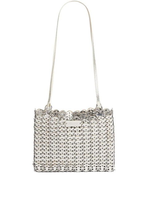 Rabanne 1969 chain-link leather shoulder bag - Grey - zdjęcie produktu nr 1