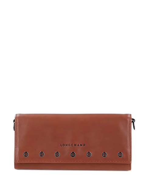 Longchamp Le Pliage chain-embellished wallet - Brown - zdjęcie produktu nr 1