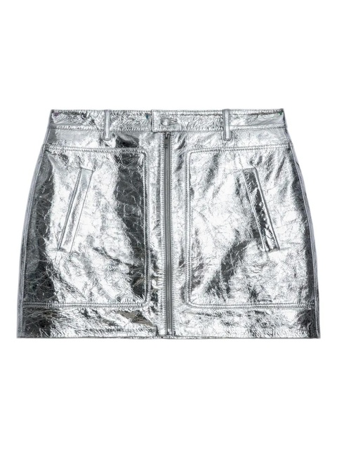 Zadig&Voltaire John zip mini skirt - Silver - zdjęcie produktu nr 1