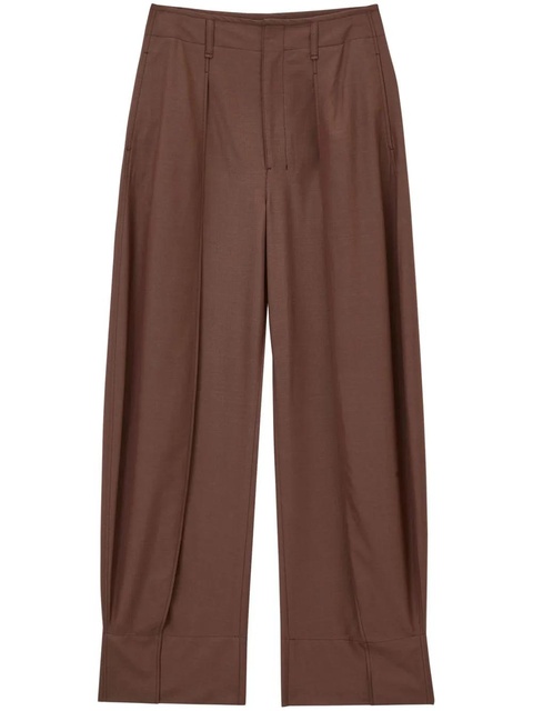 LEMAIRE curved tailored trousers - Brown - zdjęcie produktu nr 1