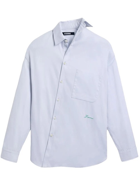Jacquemus The Cuadro shirt - Grey - zdjęcie produktu nr 1