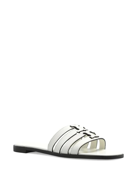 Tory Burch leather flat sandals - White - zdjęcie produktu nr 1