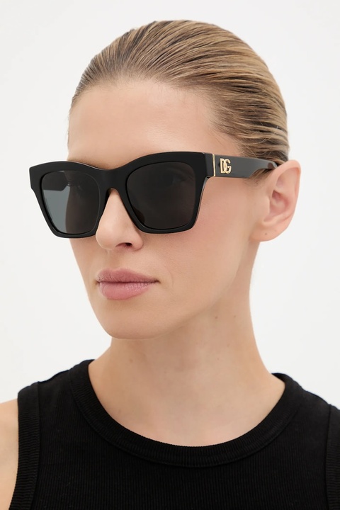 Dolce & Gabbana okulary przeciwsłoneczne damskie kolor czarny 0DG4512 - zdjęcie produktu nr 1