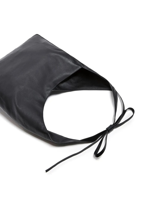 Reformation Vittoria leather oversize tote bag - Black - zdjęcie produktu nr 1