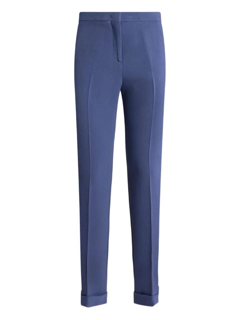 ETRO Cady cigarette cuffed trousers - Blue - zdjęcie produktu nr 1