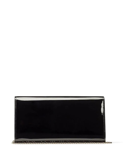 Jimmy Choo Emmie patent leather clutch bag - Black - zdjęcie produktu nr 2