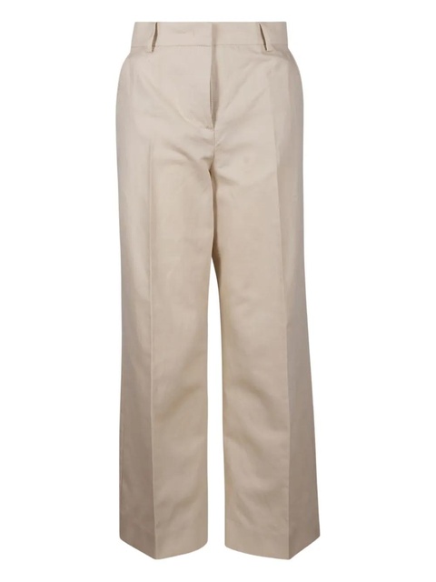 Weekend Max Mara belt-loop virgin-wool trousers - Neutrals - zdjęcie produktu nr 2