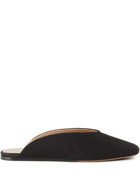Le Monde Beryl almond-toe mules - Black - zdjęcie produktu nr 1