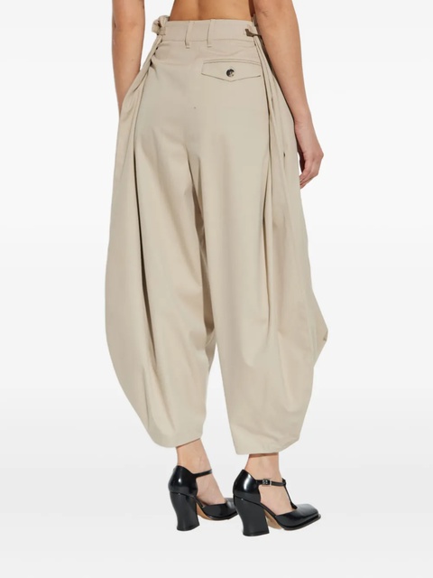 LOEWE pleated balloon trousers - Neutrals - zdjęcie produktu nr 2