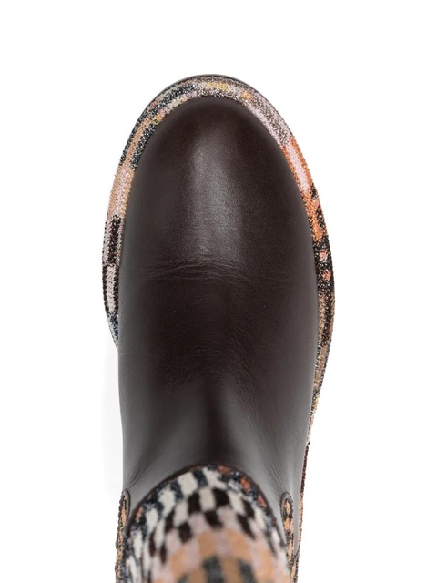 Missoni Clo panelled boots - Brown - zdjęcie produktu nr 2