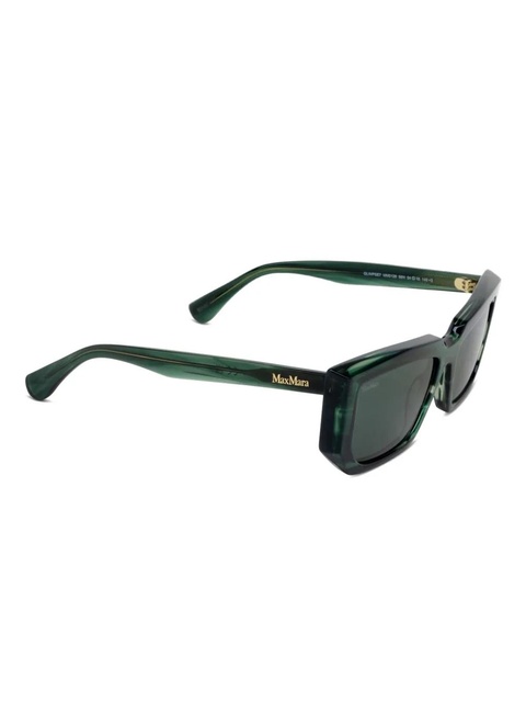 Max Mara Eyewear MM0126 striped geometric sunglasses - Green - zdjęcie produktu nr 2