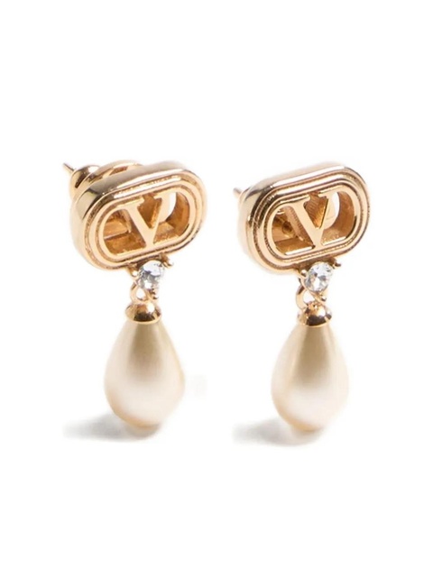 Valentino Garavani Ovalette drop earrings - Gold - zdjęcie produktu nr 1