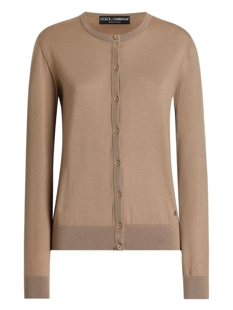 Dolce & Gabbana buttoned cardigan - Brown - zdjęcie produktu nr 1