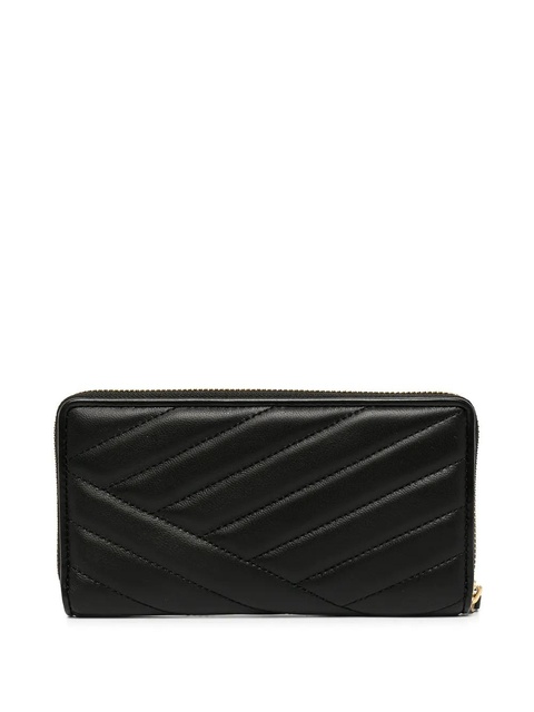 Tory Burch Kira Chevron zipped continental wallet - Black - zdjęcie produktu nr 2