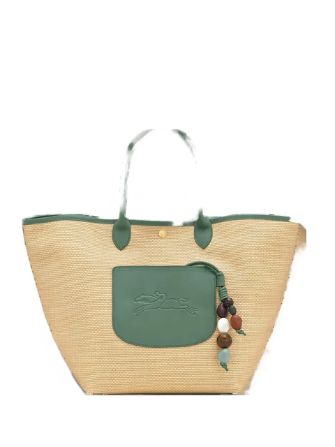 Longchamp Le Pliage woven shoulder bag - Neutrals - zdjęcie produktu nr 1