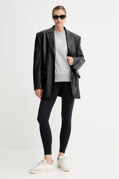 Calvin Klein legginsy damskie kolor czarny gładkie 701233681 - zdjęcie produktu nr 2