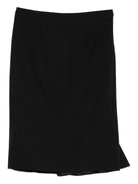 Marni asymmetric midi skirt - Black - zdjęcie produktu nr 1