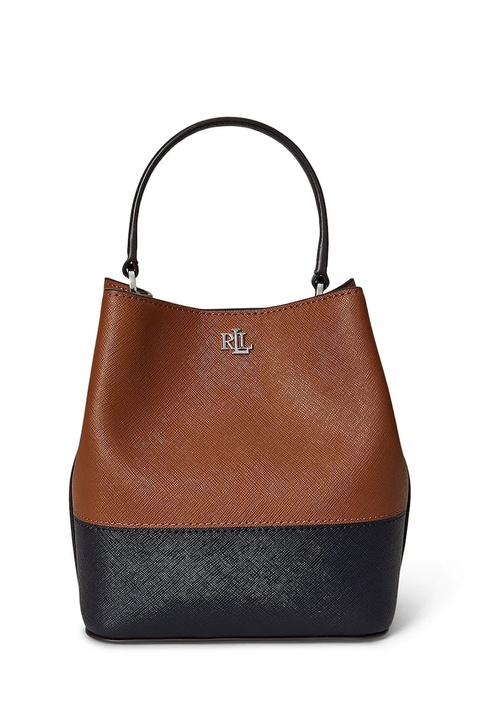 Lauren Ralph Lauren torebka skórzana kolor brązowy 431974556 - zdjęcie produktu nr 1